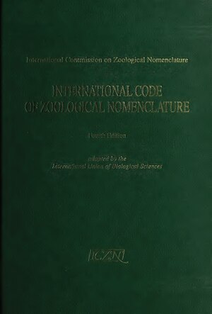 International Code Of Zoological Nomenclature