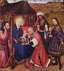 Adoration of the Magi, by Jacques Daret  c. 1434