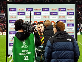 Tedesco post match interview James Tedesco Post Match Interview 2021 RLWC Final.jpg