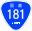 Japanese National Route Sign 0181.svg