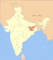 Jharkhand district location map Dhanbad.svg
