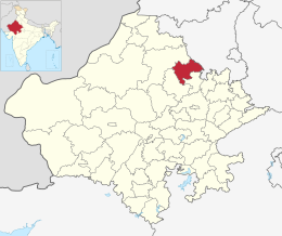 Distretto di Jhunjhunu – Mappa