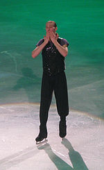 Jason Brown during the exhibition gala at the 2013 Trophee Eric Bompard Jielbeaumadier Jason Brown Bompard 2013.jpg