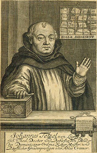 <span class="mw-page-title-main">Johann Tetzel</span> German Dominican friar and seller of indulgences (c. 1465–1519)