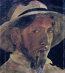 John Bauer, autoportrait, 1908