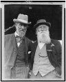 John Burroughs, on his 75th birthday, and John Muir, half-length, standing LCCN91784654.tif