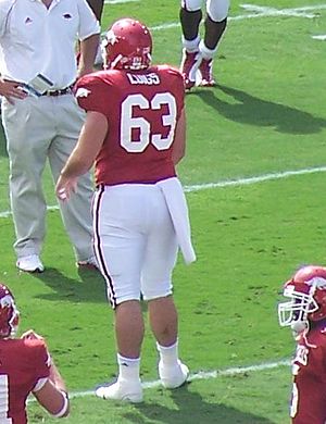 Luigs before the 2006 game against Alabama.