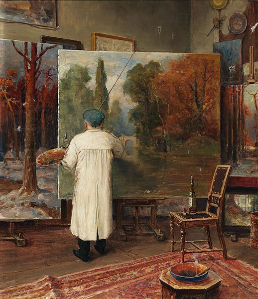 File:Julius von Klever in seinem Atelier 1909.jpg