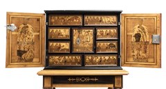 Kabinettskåp med intarsia, 1600-tal.