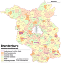 Vorschaubild für Liste der Städte und Gemeinden in Brandenburg