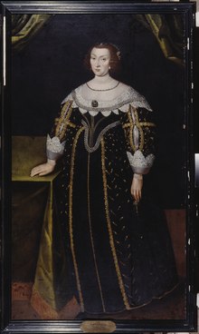 Katarina, 1584-1638, prinsessa av Sverige pfalzgrevinna av Zweibrücken (Jacob Heinrich Elbfas) - Nationalmuseum - 15100.tif