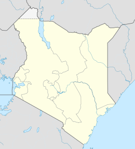 Eldoret na karti Kenija