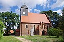 Village church and tombs