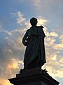 Adam Mickiewicz Statue Silhouette