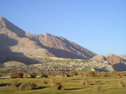 View from the middle of the main valley to the western village