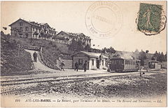 AIX-LES-BAINS - Le Revard, gare Terminus et les Hôtels
