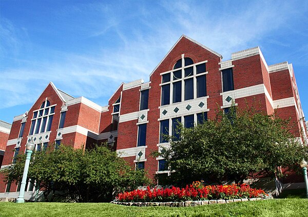 Looking toward Connelly Library