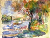 La Senna ad Argenteuil Auguste Renoir.