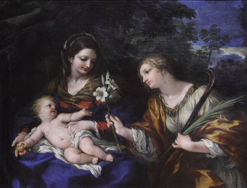 File:La Vierge, l'Enfant Jésus et Sainte Martine.JPG