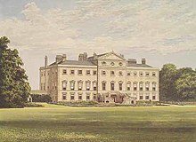 Lathom House, built for Sir Thomas Bootle, 1740 Lathom House from Morris's Country Seats 1880 edited.jpg