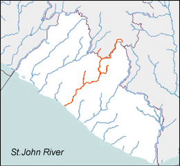 Carte de la rivière