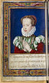 Christine de Lorraine as child, miniature in Catherine de' Medicis' book of hours