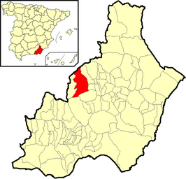 Kaart van Serón