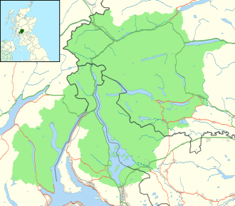 Shown within Loch Lomond and The Trossachs National Park Loch Lomond and The Trossachs National Park map.svg