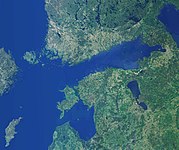 Сателитски снимак Естоније