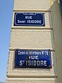Lyon 3e - Rue Saint-Isidore - Plaques (avril 2019).jpg