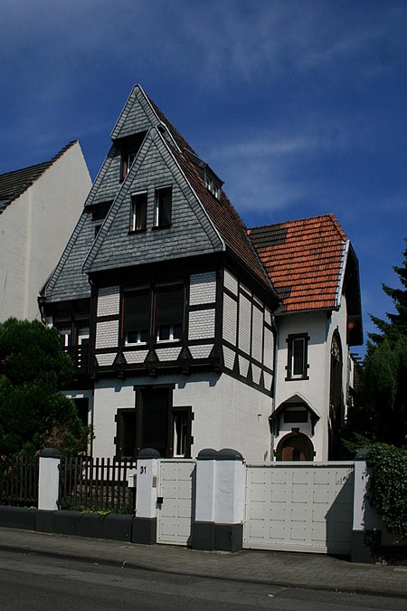 Mönchengladbach Ry Mitte Denkmal Nr. F 020, Freiheitsstraße 31 (5704)