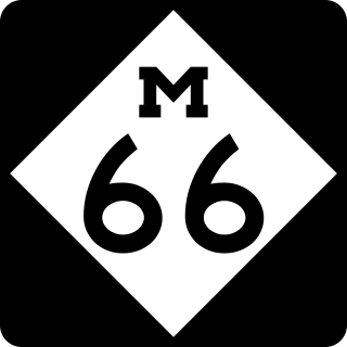 <span class="mw-page-title-main">M-66 (Michigan highway)</span> State highway in Michigan, United States