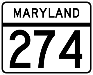 <span class="mw-page-title-main">Maryland Route 274</span>