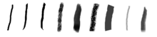 Artistic brushes in Paint for Windows 7 MS Paint Win7 PaintBrush types.png