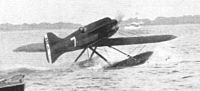 A Macchi M.67 racing seaplane. Macchi M.67 moving.jpg