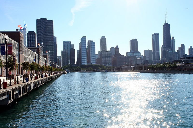 File:Magnificent Mile skyline viewed from Navy Pier.jpg