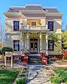 Front view of the Lee-Mansfield House in the old eastern section of Chico.