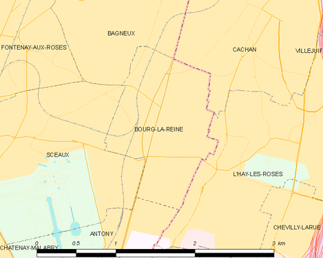 Carte de la commune.