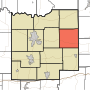 Thumbnail for File:Map highlighting Hall Township, Dubois County, Indiana.svg