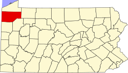 Contea di Crawford – Mappa