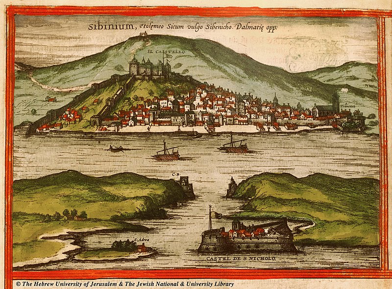 File:Map of Sibenik 1575..jpg