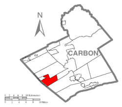 Vị trí trong Quận Carbon, Pennsylvania