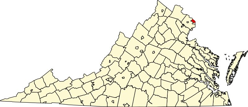 File:Map of Virginia highlighting Arlington County.svg