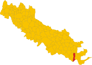 Map of comune of Martignana di Po (province of Cremona, region Lombardy, Italy).svg