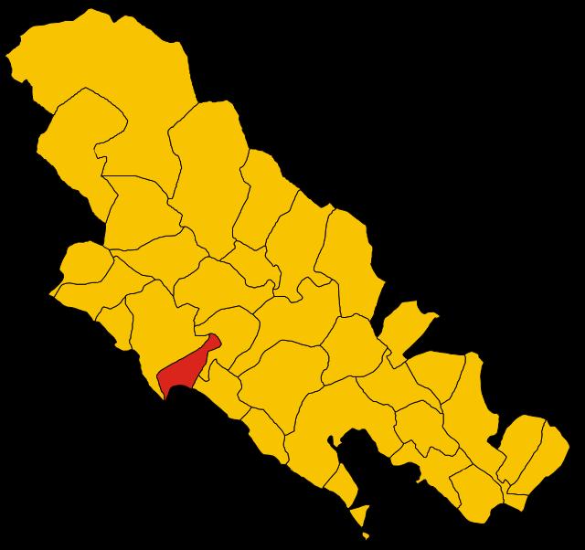 Elhelyezkedése La Spezia térképén