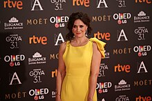 María Botto Premios Goya 2017.jpg fuarında