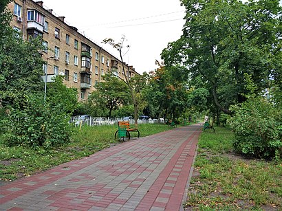 Як дістатися до Бульвар Марії Приймаченко громадським транспортом - про місце