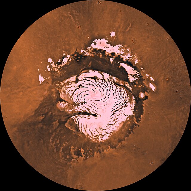 Mars's northern icecap