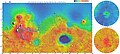 Topographic map of Mars