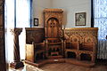 Maryhill Museum - corner throne of Marie of Romania from Peleș Castle 01.jpg